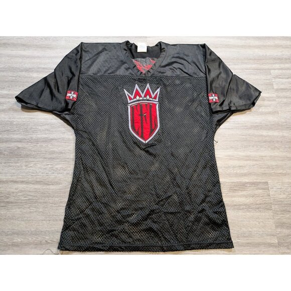 Vintage West Coast Choppers Jesse James CFL Football Jersey Majestic Black Large - Picture 1 of 12